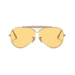 Ray-Ban Sunglasses RB3138 SHOOTER AMBERMATIC Yellow Unisex yellow gold
